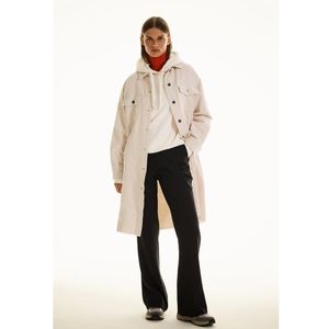 Zara Cream Long Coat